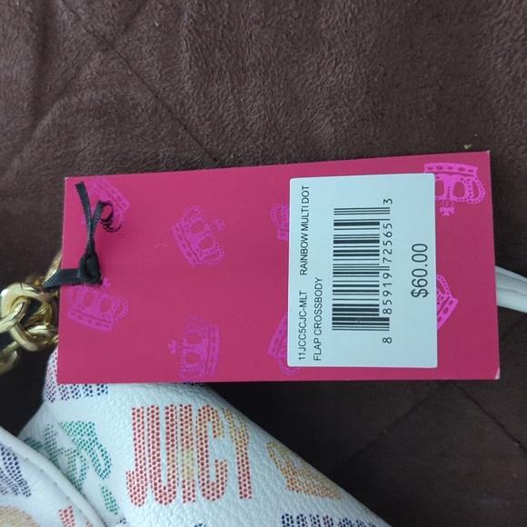 NWT Juicy By Juicy Couture Flap Crossbody Bag - Picture 6 of 6